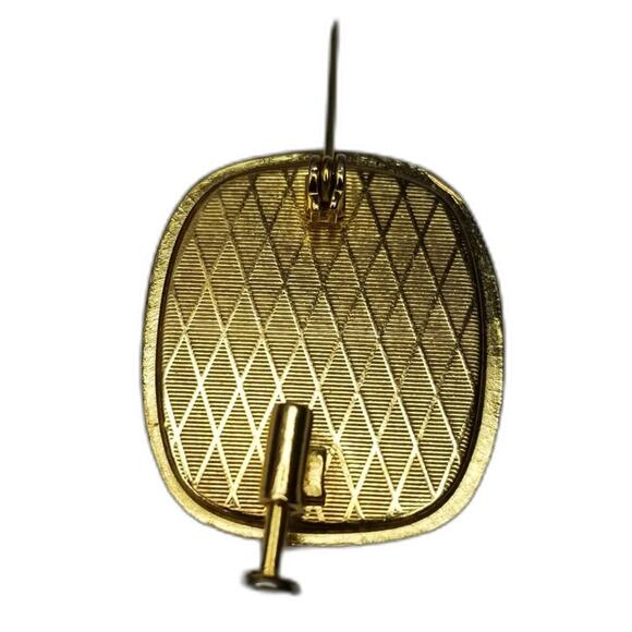 1980s Vintage Porcelain Roses Hand Painted Brooch Pin Porcelana Mercedes - Picture 6 of 7